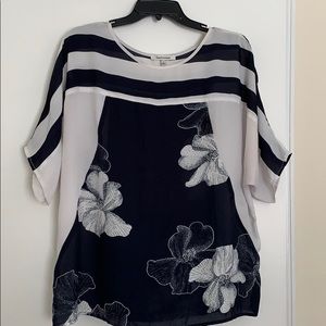 Cute sheer material top